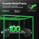 VIVOSUN S336 3x3 Grow Tent, 36"x36"x72" High Reflective Mylar with Observation Window and Floor Tray for Hydroponics Indoor Plant for VS2000/VS3000 by GreenHaven Gardens
