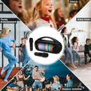 Karaoke Machine Portable Bluetooth Speaker with 2 Wireless Microphones Rechargeable Karaoke Machine for Kid and Adult Party PA Speaker Multiple LED Light Mode Support TWS/Radio/AUX/REC by TinyTreasures Baby Boutique