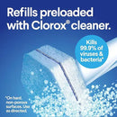 Clorox Original Cleaning System, ToiletWand, Storage Caddy, 6 Refill Heads, Dorm Room Essentials, (Package May Vary) by CozyNest Decor