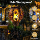 Hot Air Balloon Solar Lantern Outdoor - Flame Hanging Solar Light Waterproof Lanterns for Patio Garden Yard Farmhouse Decor, Great Gift(Butterfly) by GreenHaven Gardens