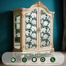 Window Privacy Film Stained Glass Decorative Static Clings Frosted Window Tint for Home Room Decor Bathroom Door Car Stickers with Glittering Effect, Removable(Magnolia Design) by CozyNest Decor