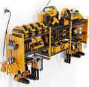 Power Tool Organizer with Charging Station Wall Mount, 3 Layer Expanded Heavy Duty Garage Organization, 48.8 Inch Length Garage Tool Storage, 4 Drill Slot, 16" Standard Hole, Yellow by GreenHaven Gardens