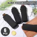 Rtteri 6 Pcs Neoprene Water Bottle Carrier Bag with Adjustable Shoulder Strap 32oz Insulator Water Bottle Cover Holder Cooler Sleeve for Stainless Steel/glass/plastic (Black) by TinyTreasures Baby Boutique