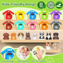Toddler Toys for 1 2 3 Year Old, 20 Pcs Dog Toys for Kids, Montessori Educational Counting, Matching & Sorting Motor Skills, Christmas Birthday Gifts for Baby Boy Girl Aged 12-18 Months by TinyTreasures Baby Boutique