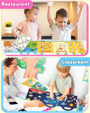 Reusable Sticker Book for Toddlers 2-4 Years, Stickers for Kids, Toddler Sticker Book Ages 1-3, Toddler Craft Activities, Toddlers Travel Toys Ages 2+ Boy Girl Birthday Gifts by TinyTreasures Baby Boutique
