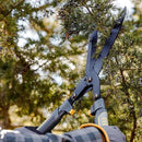 Woodland Tools Super Duty Hedge Shears, 23 Inch Manual Hedge Clippers with 10 Inch Gear-Assist Blades, Power Notch, and Non Stick Coating, Heavy Duty Trimmer for Thick Shrubs and Hedges by GreenHaven Gardens