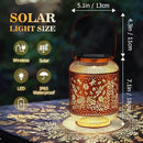 Dragonfly Solar Lanterns Outdoor Waterproof, Hanging Solar Garden Lights, Metal Lights for Yard, Patio, Lawn, Pathway, Garden Decor, Gardening Gifts for Women, Mom, Grandma by GreenHaven Gardens