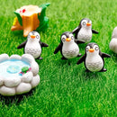 Bbiamsleep 25 Pcs Miniature Penguin Figurines Mini Penguin Figurines Resin Penguin Mini Penguin for Fairy Garden Micro Landscape Winter Christmas Decor by GreenHaven Gardens