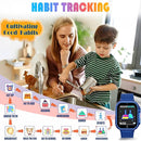 Goodatech Kids Smart Watch for Boys Girls, 1.54'' Smartwatch with 26 Puzzle Games,HD Camera,Video Music Player,Pedometer,Flashlight,Audio Book etc., Aluminum Case and Sport Band (Blue) by TinyTreasures Baby Boutique