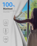 Sumobaby Blackout Curtains for Bedroom Portable 22"x36",No Drill Blackout Shades with Upgraded Hook&Loop Tapes,100% Black Out Window Cover,Thermal Insulated Blinds for Bedroom,Nursery(1 Panel,White) by TinyTreasures Baby Boutique