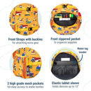 Wildkin ECO rPET 15-inch Kids Backpack – Sustainable, Padded, Adjustable – Under Construction by TinyTreasures Baby Boutique
