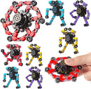 Fidget Spinners 8 Pcs for Kids and Adults Stress Relief Sensory Toys for Boys and Girls Fingertip Gyros Party Favors Sensory Fidget Toys Stocking Stuffers Bulk Gifts Trasransformable by TinyTreasures Baby Boutique