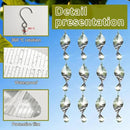 12 PCS Stainless Steel Bird deterrents for Outside,3D Bird Scarer Discs Set Pigeon Deterrent,Bird reflectors to Keep Birds Away Woodpecker Deterrent for House,Crow Deterrent by GreenHaven Gardens