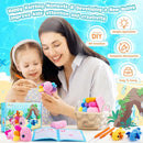 Crochet Kit for Beginners-3PCS Axolotl Crochet Kits for Adults Kids, Crochet Starter Kit with Step-by-Step Video Tutorials, Crochet Animals Kits DIY Craft Knitting Kit Learn to Crochet Kits for Adults by TinyTreasures Baby Boutique