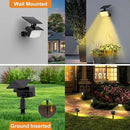 WELALO Solar Spot Lights Outdoor, [10 Pack/3 Modes] Solar Landscape Spotlights, Adjustable Solar Powered Security Lights, IP65 Waterproof Wall Lights for Walkway, Yard, Garden, Driveway (Warm White) by CozyNest Decor