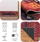 Keen Home Design 2x12 Rug - Machine Washable Runner Rug with Non-Slip Backing, Ideal for Hallway, Entryway, Kitchen, Laundry Room - Vintage, Easy Clean, Durable, Low Pile - (2'6" x 12') by CozyNest Decor