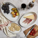 Denmark White Porcelain Chip Resistant Scratch Resistant Commercial Grade Serveware, 3 Piece Oval Serving Bowl Set by CozyNest Decor