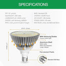 LED Grow Light Bulbs for Indoor Plants Full Spectrum, 320W Equivalent Plant Light Bulb, 4000K Plant Grow Light Bulb, Grow Bulb for E26 Regular Fixtures, Pack 1 by GreenHaven Gardens