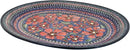 Blue Rose Polish Pottery Jungle Flower Large Serving Platter by CozyNest Decor