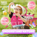 SMILESSKIDDO Bug Catcher for Kids, 25 Pcs Kids Explorer Kit & Kid Bug Catching Kit - Kid Nature Kits Outdoor Adventure Toys for Girls 3+ Years Old by TinyTreasures Baby Boutique