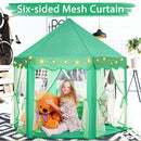 Monobeach Princess Tent Girls Green Large Playhouse Kids Castle Play Tent with Star Lights Gift Toy for Children Indoor and Outdoor Games by TinyTreasures Baby Boutique