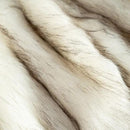 BATTILO HOME Luxury Ivory White Faux Fur Throw Blanket for Bed, Extra Large Super Soft Fluffy Cozy Fall Thick Warm Fox Fur Throw Blankets for Couch, Bed Reversible to Plush Velvet (60"x80") by CozyNest Decor