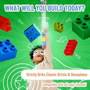 Strictly Briks Classic Bricks Starter Kit, Gray, 96 Pieces, 2x3 Studs, Building Creative Play Set for Ages 3 and Up, 100% Compatible with All Major Brick Brands by TinyTreasures Baby Boutique