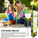 4-in-1 Plant Soil Tester with pH, Moisture, Fertility & Light Meter, Rotatable Dial Soil Test Kit, No Battery Required for Garden, Lawn, Farm, Indoor & Outdoor Plants, White by GreenHaven Gardens