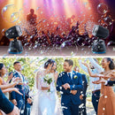 Rechargeble Bubble Machine, 270° Automatic-Rotating, 38000 Big Bubbles/min, 1000ml Large Bubble Tank, 2200mAh Battery, Bubble Maker for Kids Toddlers, Parties, Wedding, Birthday, Outdoor, Black by TinyTreasures Baby Boutique