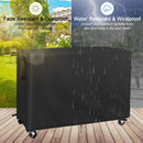 Flat Top Grill Cover Waterproof for Royal Gourmet 8-Burner Gas Grill with Side Tables Down, Weatherproof Cover for Protecting BBQ Grill/Propane Griddle/Outdoor Grill