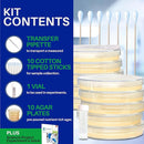 Evviva Sciences Microbiology Science Project Kit, Pre-Poured Agar Plates for Students, Agar Petri Dishes to Learn Microbiology, with Educational Experiment eBook by TinyTreasures Baby Boutique