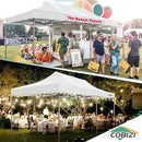 COBIZI 10x20 Pop Up Canopy Heavy Duty Without Sidewalls, Commercial Heavy Duty Pop Up Tent for Parties All Weather Waterproof and UV 50+ Wedding Tent with Roller Bag(Legs Upgraded),White by GreenHaven Gardens