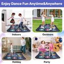 Dance Mat, Electronic Dance Mixer Rhythm Step PlayMat,Dance pad Game Toy for Girls Boys,Christmas/Festival/Birthday Gift for Kids, Built-in Music,24 Challenge Levels,Age 3-4 6 7 8 9 10 11 12+ Year Old by TinyTreasures Baby Boutique
