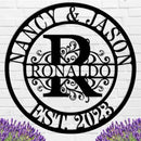Wedding Gifts for Couples 2025, Personalized Metal Name Signs, Custom Name Signs, Custom Family Name Sign, Last Name Sign, Monogram Letters Wall Decor, House Warming Gifts New Home by CozyNest Decor