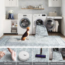 jinchan Runner Rug 2x6 Washable Hallway Runner - Vintage Floral Non Slip Low-Pile Soft Thin Kitchen Rug Distressed Carpet for Farmhouse Bedroom Entryway Laundry Room(2x6ft,Grey) by TinyTreasures Baby Boutique