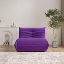 Bean Bag Chair, Fireside Chair Bean Bag Sofa Large Bean Bag Chair for Adults, Bean Bag Chairs for Teens with High Density Comfortable Foam, Memory Foam Bean Bag for Living Room, Bedroom (Purple) by CozyNest Decor