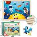 Wooden Puzzles for Kids Ages 4-6, 6 Packs 30 PCs Jigsaw Puzzles for Kids Ages 3-5 | 4-8, Wooden Puzzles for Toddler Children Learning Educational Puzzles Toys for Boys and Girls by TinyTreasures Baby Boutique