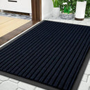 Yimobra Front Door Mat Outdoor Indoor Entrance, 100% Waterproof All-Season All Weather Doormat, Welcome Matt Outside Entry, Non Slip, Low Profile, Heavy Duty Patio Porch Floor Mats,36 x 24,Navy Blue by CozyNest Decor