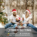 98FT 900LED F8 Upgraded Christmas Lights Decorations Waterproof 8 Modes Christmas Lights Outdoor with Memory and Timer Fairy Lights Plug-in Christmas String Lights for Holiday Party Wedding Home Roof by GreenHaven Gardens