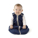 Baby Sleeping Bag Sack - Easy Care Premium Polar Fleece, Wearable Blanket - Boys & Girls. Fits Infants, With Convenient Shoulder Straps for Safe & Comfortable Sleep, Navy, Medium (6-18 Months) by TinyTreasures Baby Boutique