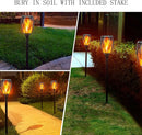 I-SHUNFA 96 LED Outdoor Waterproof Solar Torch Lights with 3 Modes—Flickering Flame, Fade Effect, or Full Brightness! Automatic On/Off Landscape Decorations and Security Lights by GreenHaven Gardens