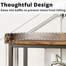 IRONCK Console Table, Sofa Table with Power Outlet, Farmhouse Hallway Table for Entryway, Living Room, Height Adjustable, Easy Assembly, Rustic Brown,55" by CozyNest Decor
