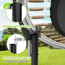 Gigu 10FT 12FT 14FT Recreational Trampolines with Enclosure Net and Ladder and Anti-Rust Coating, ASTM Approved Trampoline Outdoor for Kids and Adults Outdoor Yard Trampolines by TinyTreasures Baby Boutique