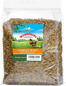 3LB Dried Mealworms, Great Treat for Chicken, Duck, Birds, Reptile, Hamster,Hedgehog, Pigeon by GreenHaven Gardens