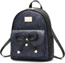 I IHAYNER Girls Bowknot Cute Leather Backpack Mini Backpack Purse for Women by TinyTreasures Baby Boutique