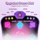 Flooyes Dance Mat Toys for 3-12 Year Old Kids, Electronic Dance Pad with Light-up 8-Button Wireless Bluetooth, Music Dance with 5 Game Modes, Birthday Toys Gifts for 3 4 5 6 7 8 9 10+ Year Old Girls by TinyTreasures Baby Boutique