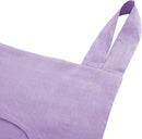 Amazhiyu 100% Linen Door Hanging Laundry Hamper Bag, 19x27 Inches Lilac by CozyNest Decor