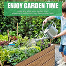 SnugNiture Galvanized Raised Garden Bed 8x4x1FT Outdoor Large Metal Planter Box Steel Kit for Planting Vegetables, Flowers by GreenHaven Gardens