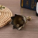 Super Loud Brass Hand Call Bell for Ringing at Wedding, Lotus Hand Bells for Seniors Bedside, Teacher Classroom Bell Dinner Bell Tibetan Bells Meditation Bell, Gift for Bedridden Mom(Bronze) by TinyTreasures Baby Boutique