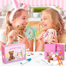 Crochet Kit for Beginners, Bunny and Bear Crochet Animal Kit with Step-by-Step Video Tutorials, Crocheting Kit for Starters, Beginner Crochet Kit for Kids and Adults, DIY Stuffed Animal Knitting Kit by TinyTreasures Baby Boutique